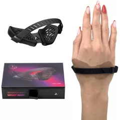 DELTAHUB Carpio G2.0 - Support Poignet Gaming Ergonomique Noir