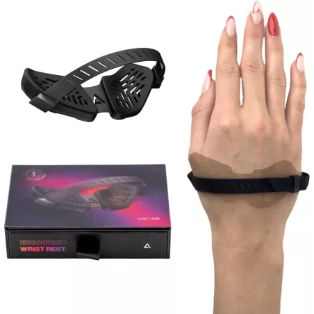 DELTAHUB Carpio G2.0 - Support Poignet Gaming Ergonomique Noir