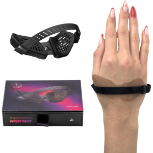 DELTAHUB Carpio G2.0 - Support Poignet Gaming Ergonomique Noir