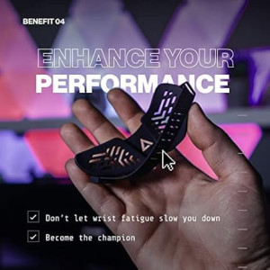 DELTAHUB Carpio G2.0 - Support Poignet Gaming Ergonomique Noir