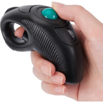 Welspo Wireless USB Finger Trackball Mouse with Laser Pointer