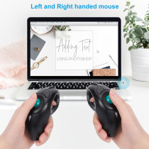 Welspo Wireless USB Finger Trackball Mouse with Laser Pointer