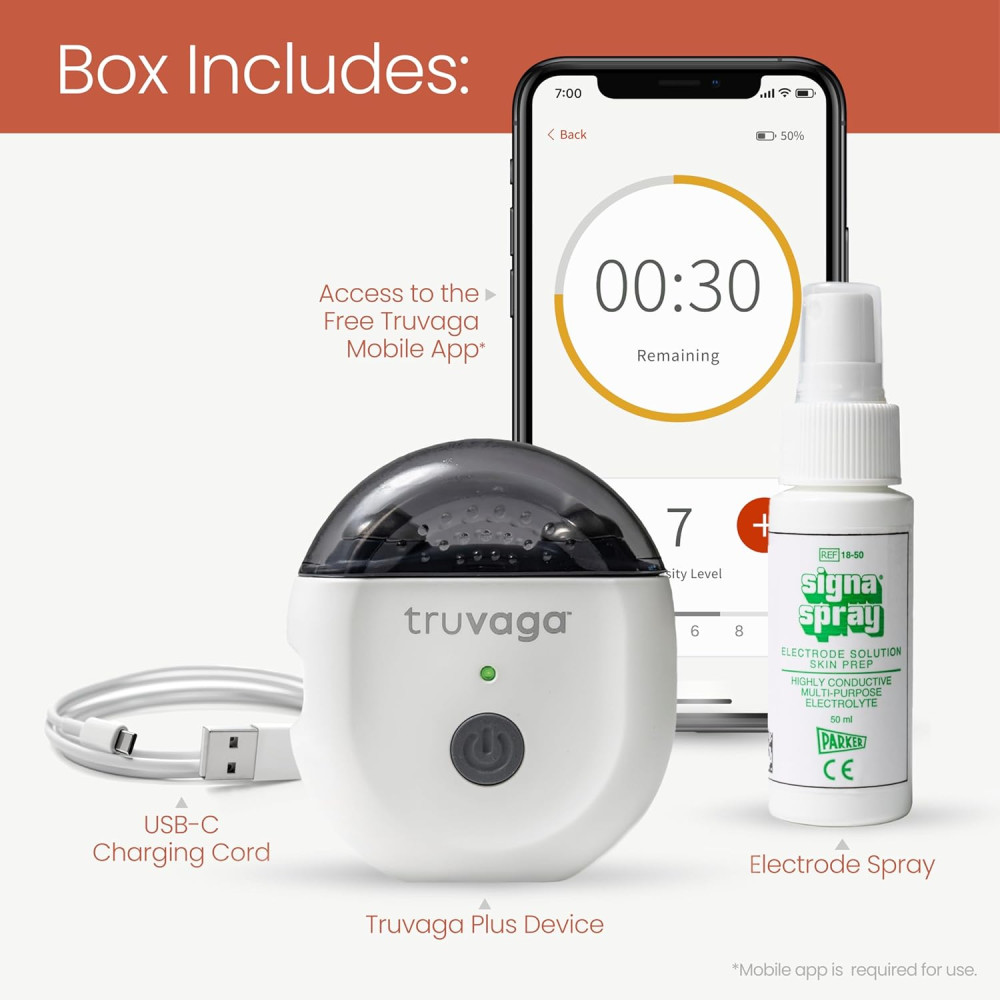 Truvaga™ Vagus Nerve Stimulator – Stress Relief & Better Sleep USA Made