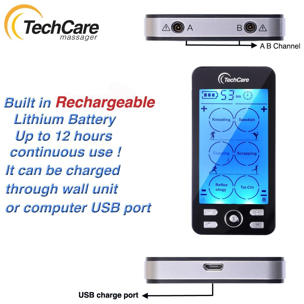 Tens Unit Plus 24 Rechargeable - Appareil de Massage Pulse Multi-Mode