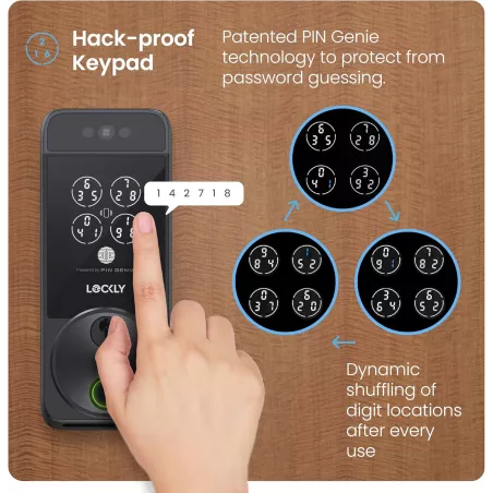 Lockly Zeno: Serrure Connectée Biométrique avec Reconnaissance Faciale & Apple Home Key