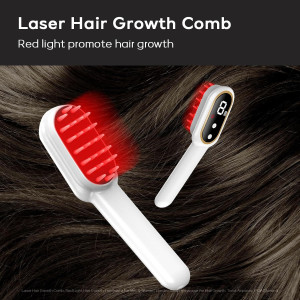 Peigne Laser Croissance Cheveux - Traitement Lumière Rouge Anti-Alopécie