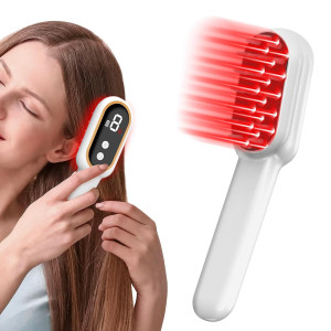 Peigne Laser Croissance Cheveux - Traitement Lumière Rouge Anti-Alopécie