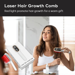 Laser Hair Growth Comb & Red Light Treatment for Alopecia Relief