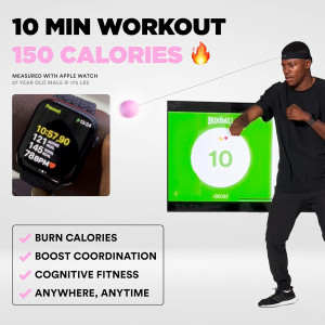 Boxbollen® Boxing Reflex Ball – App-Connected Trainer for Agility & Fun
