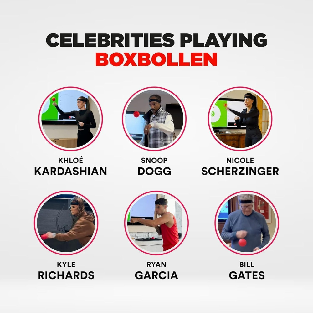 Family MMA Boxing Reflex Ball with App - Celebrity-Approved Gear