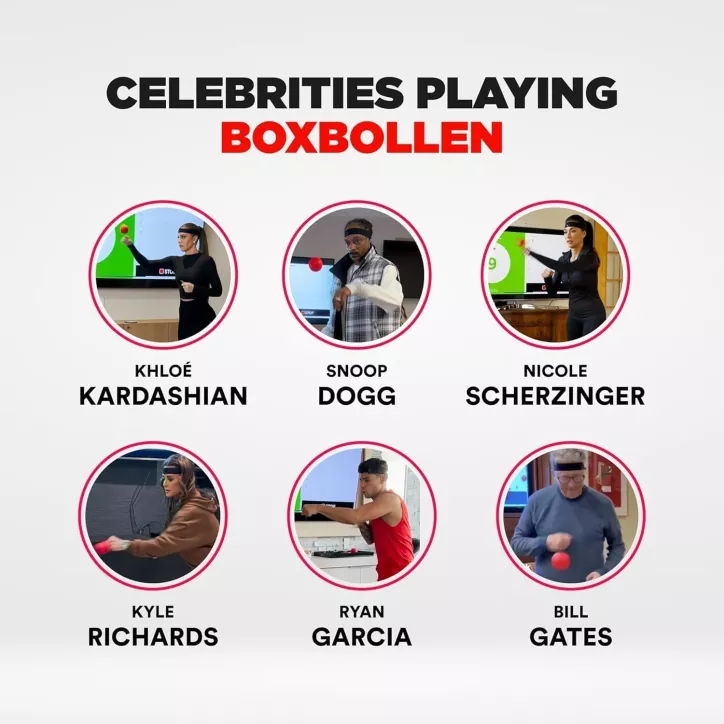 Pack Familial Boxbollen : Améliorez vos réflexes avec lappli ! Idéal MMA et Boxe, approuvé par les stars !