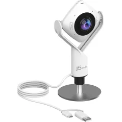 j5create 1080P 360° Webcam with Mic – USB-C for Video Conferencing