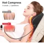 Boriwat Coussin de Massage 3D Chauffant : Soulagement Douleurs Cou & Dos, Idéal Cadeau Bien-Être