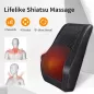 Boriwat Coussin de Massage 3D Chauffant : Soulagement Douleurs Cou & Dos, Idéal Cadeau Bien-Être