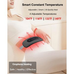 Portable Cordless Electric Heating Pad for Menstrual & Back Pain Relief
