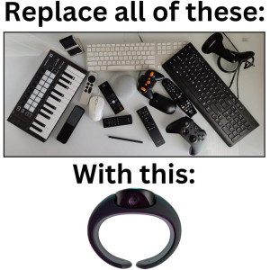 TapXR : Clavier & Contrôleur Poignet pour VR, AR & Plus