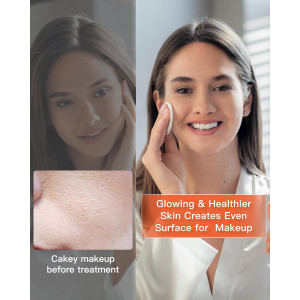 NEWKEY LED Face Mask Therapy for Wrinkles & Acne, 150 LEDs, Auto Off