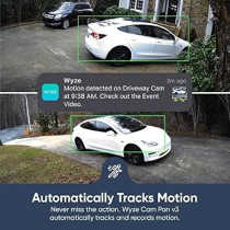 WYZE Cam Pan v3 1080P IP65 Smart Security Camera with Motion Tracking