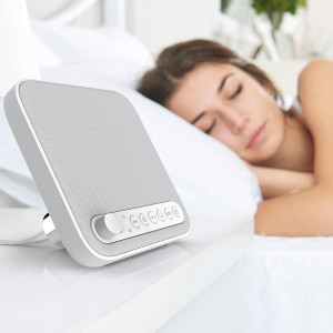 Pure Enrichment Wave Sleep Sound Machine with USB Charger & Auto-Off Timer