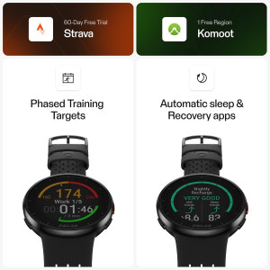 POLAR Pacer Pro GPS Fitness Tracker Smartwatch for Runners - Grey-Black