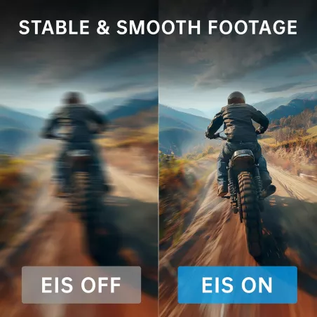 Caméra Action 4K60FPS 30MP Étanche 132FT avec Écran Tactile