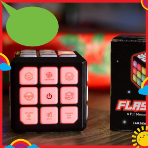 Winning Fingers Flashing Cube - 4-in-1 Memory & Brain Game for Kids 6-12