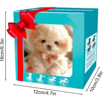Nicooo 2025 Robot Dog: Realistic Walking, Barking AI Puppy (White)