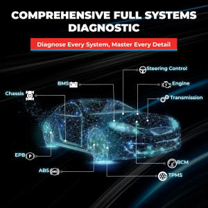 TOPDON TopScan Pro OBD2 Bluetooth Scanner for iOS & Android Cars 2024