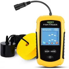 Détecteur de Poissons Portable LUCKY Kayak LCD Sonar FFC1108