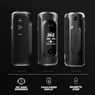 Blue Tees Golf GPS Speaker Écran Tactile 10h Batterie Noir