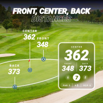 Blue Tees Golf GPS Speaker - Touch Screen, 10+ Hr, 40,000+ Courses, IPX7