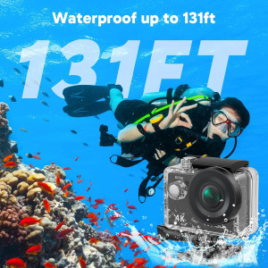 AKASO EK7000 4K30FPS WiFi Action Camera | 131FT Waterproof & EIS