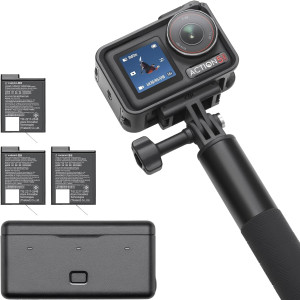 DJI Osmo Action 5 Pro : Caméra 4K, 12h Batterie, Dual Écrans