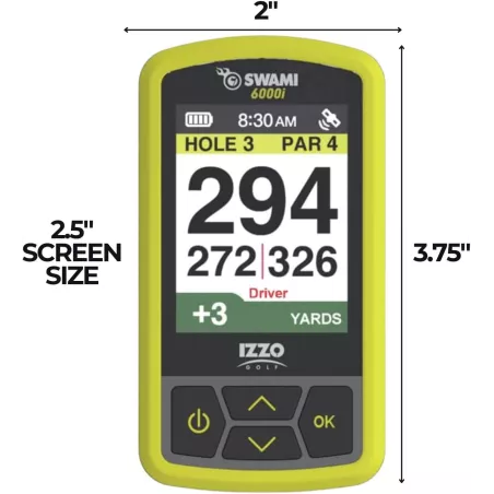 Izzo Swami 6000 GPS Golf: Précision, Étanchéité et Parcours Préchargés pour un Jeu Amélioré