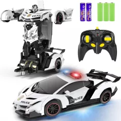 Voiture Télécommandée FDJ Transformable 1:18 avec Lumières