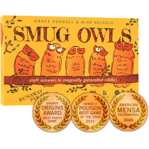 Runaway Parade Smug Owls Card Game – Fun, Creative Party Game 8+