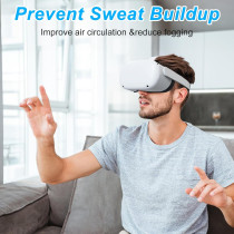 VZNEK Sweatproof PU Leather Face Pad for Oculus Quest 2 – VR Accessory