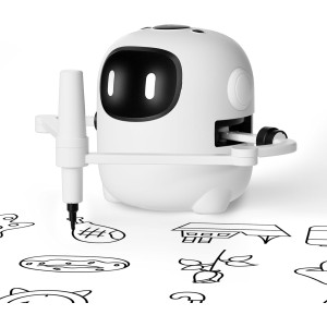 Drawing Robot for Kids with 150 Cards - Voice Interactive Montessori Toy