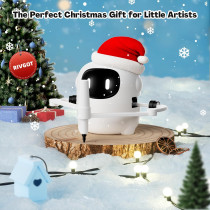 Drawing Robot for Kids with 150 Cards - Voice Interactive Montessori Toy