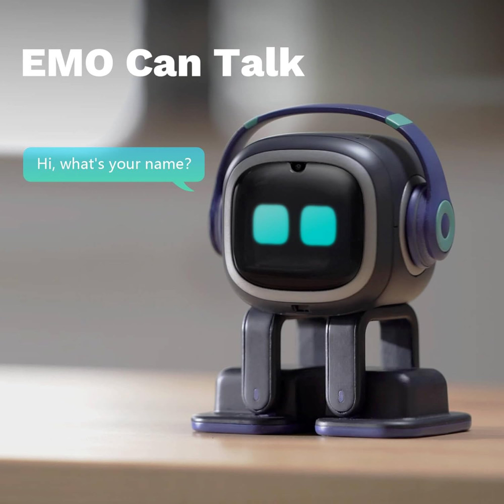 AI Desk Robot Companion with ChatGPT, Voice Commands & Dancing Pet