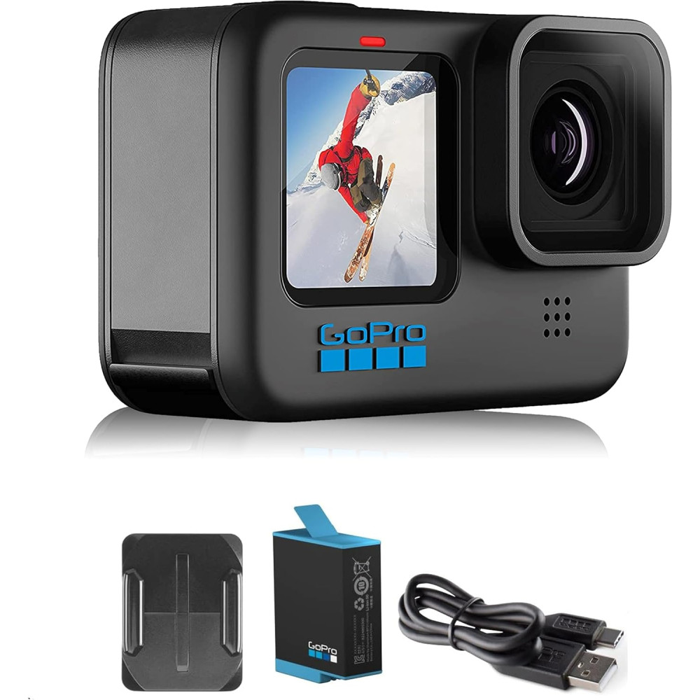 GoPro HERO10 Black - Waterproof Action Camera with Dual Screens & 5.3K60 Video