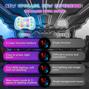 Fast Push Fidget Toy Handle – Flashing Memory Game for Kids & Adults