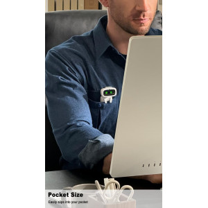 Aibi Pocket Pet: AI Robot Companion with Voice, Dance & Magnetic Clip