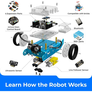 Makeblock mBot Robot Kit for Kids 8-12 – Learn Coding & STEM Toys