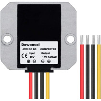 NW DC 12V to 15V 3A Voltage Converter Regulator Waterproof Boost Transformer