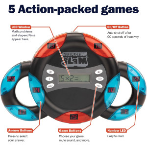 Educational Insights Multiplication Slam: Fun STEM Math Game for Kids 8+