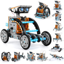 Lucky Doug 12-in-1 STEM Solar Robot Kit for Kids Ages 8-13 - Educational Toy Gift