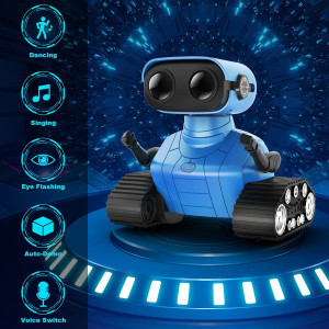 Hamourd Robot Jouet Enfants 5+ Rechargeable avec LED Dance