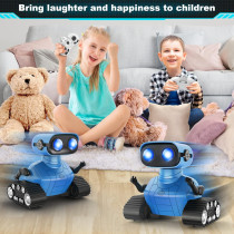 Hamourd Rechargeable Robot Toys for Kids 5+, Dance, Music & LED Eyes
