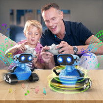 Hamourd Rechargeable Robot Toys for Kids 5+, Dance, Music & LED Eyes